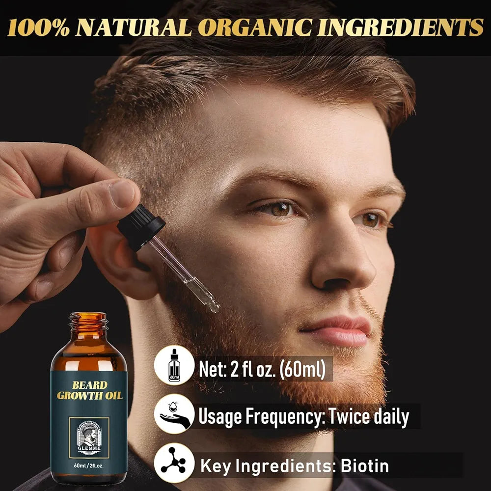 🔥 Huile Premium Pour Barbe – OFFRE DU JOUR 🔥