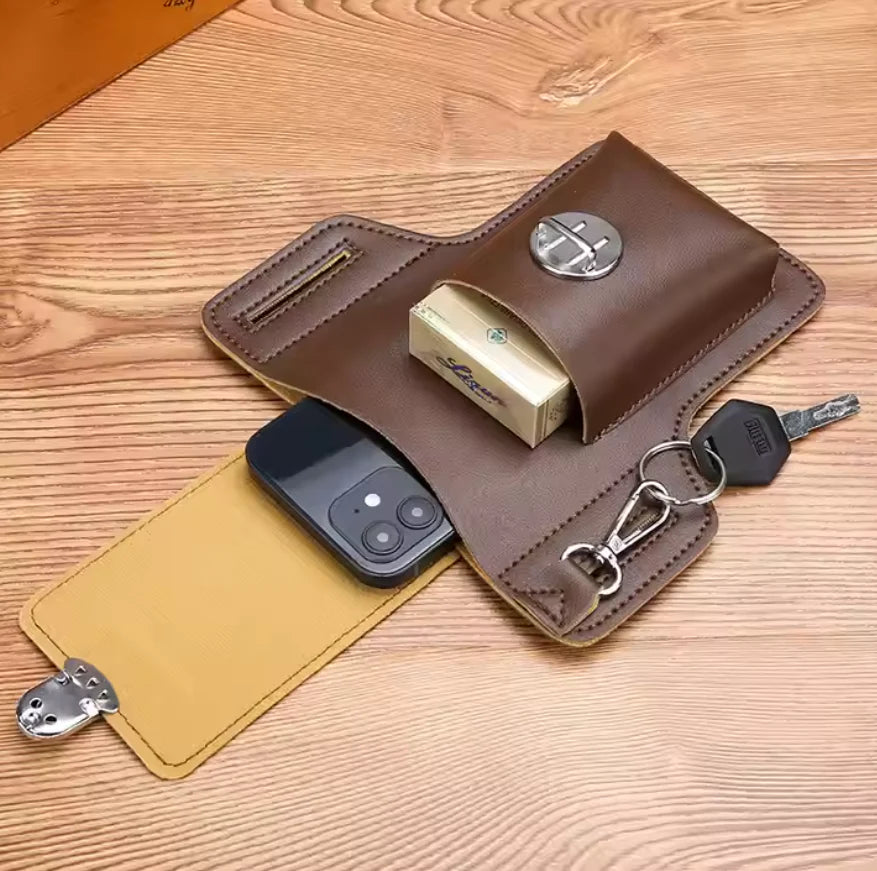 Sac Ceinture en Cuir pour Hommes