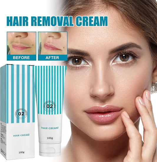 ✨ Crème Dépilatoire Douce - Visage Lisse et Radieux