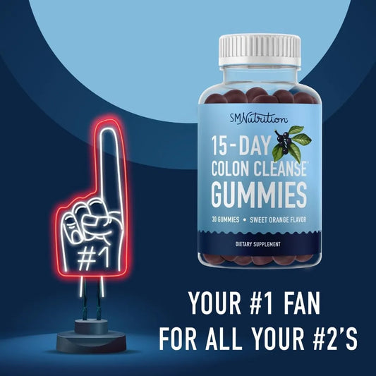 Gummies détox et nettoyage du côlon 15 jours