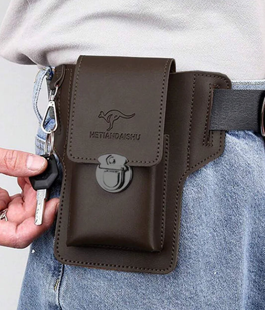 Sac Ceinture en Cuir pour Hommes