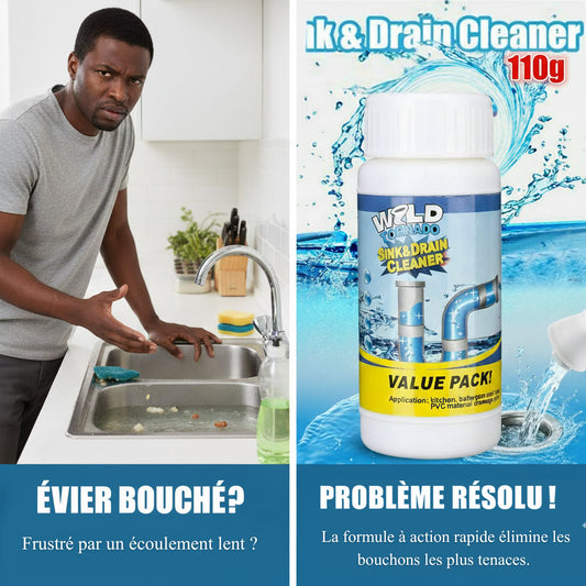 Nettoyant Ultra-Performant pour Évier et Drains 🍃