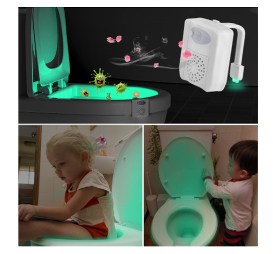 LumiClean la Lampe de Toilette LED