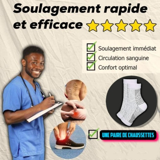 Chaussettes de Guérison – Soulagement Naturel et Confort Quotidien